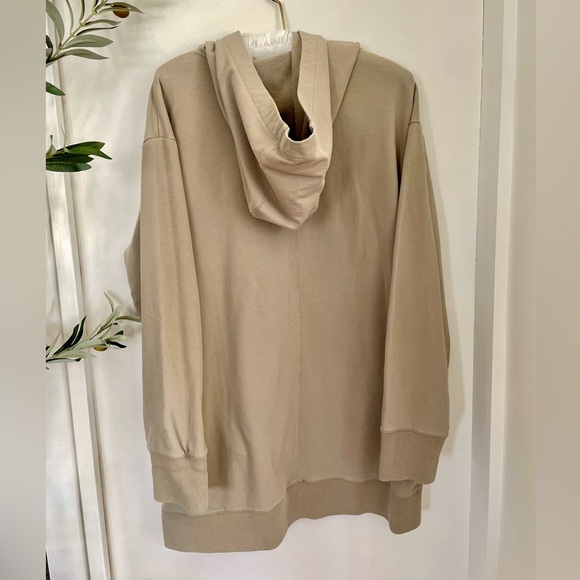Garnet Hill Snap Side Hooded Tunic Sand Wash - Picture 5 of 7